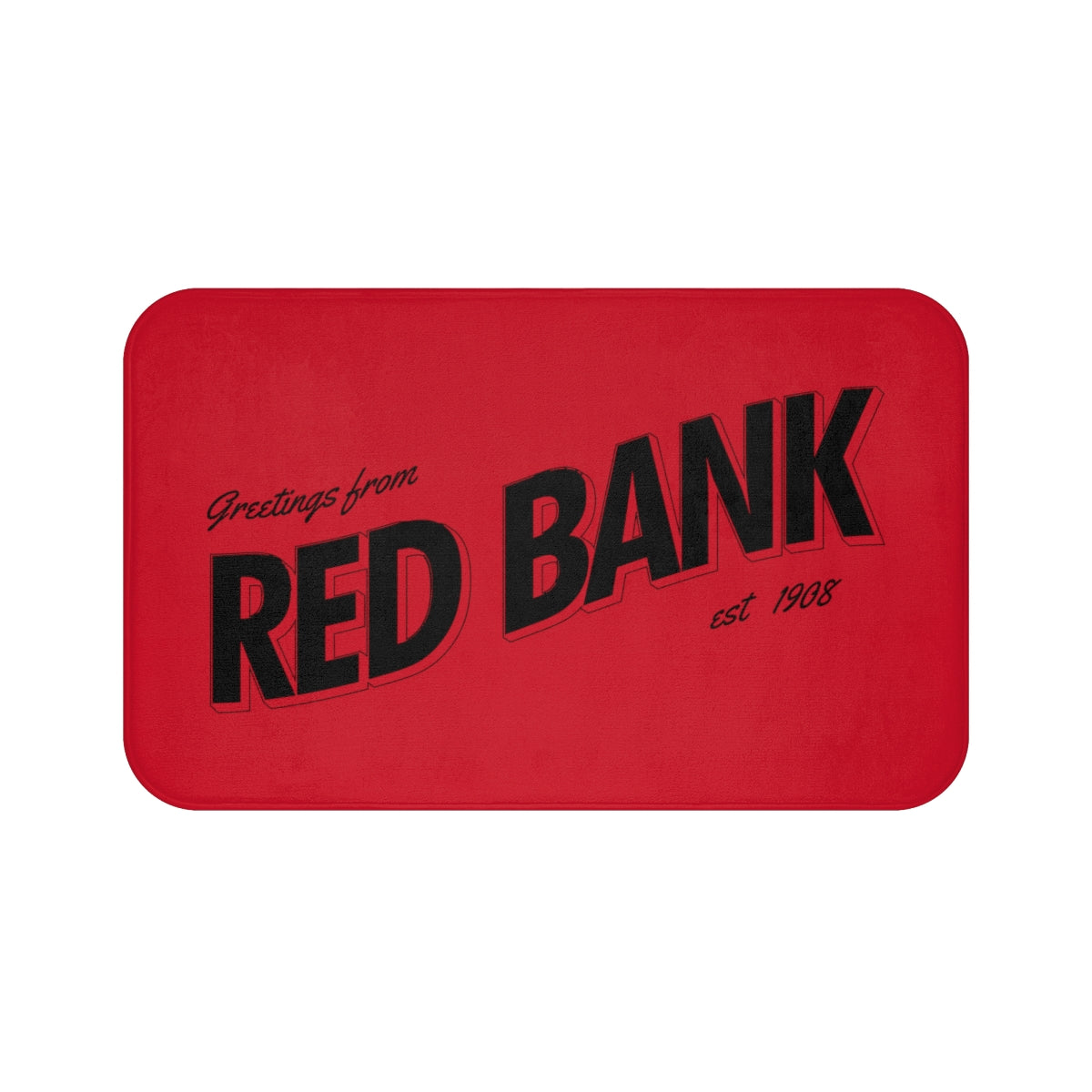 Red Bank Microfiber Bath Mat